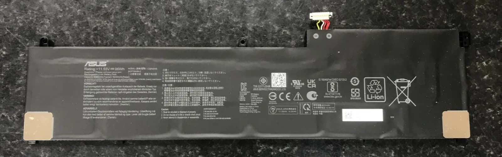 Genuine ASUS ZenBook UX535L Battery C32N2002