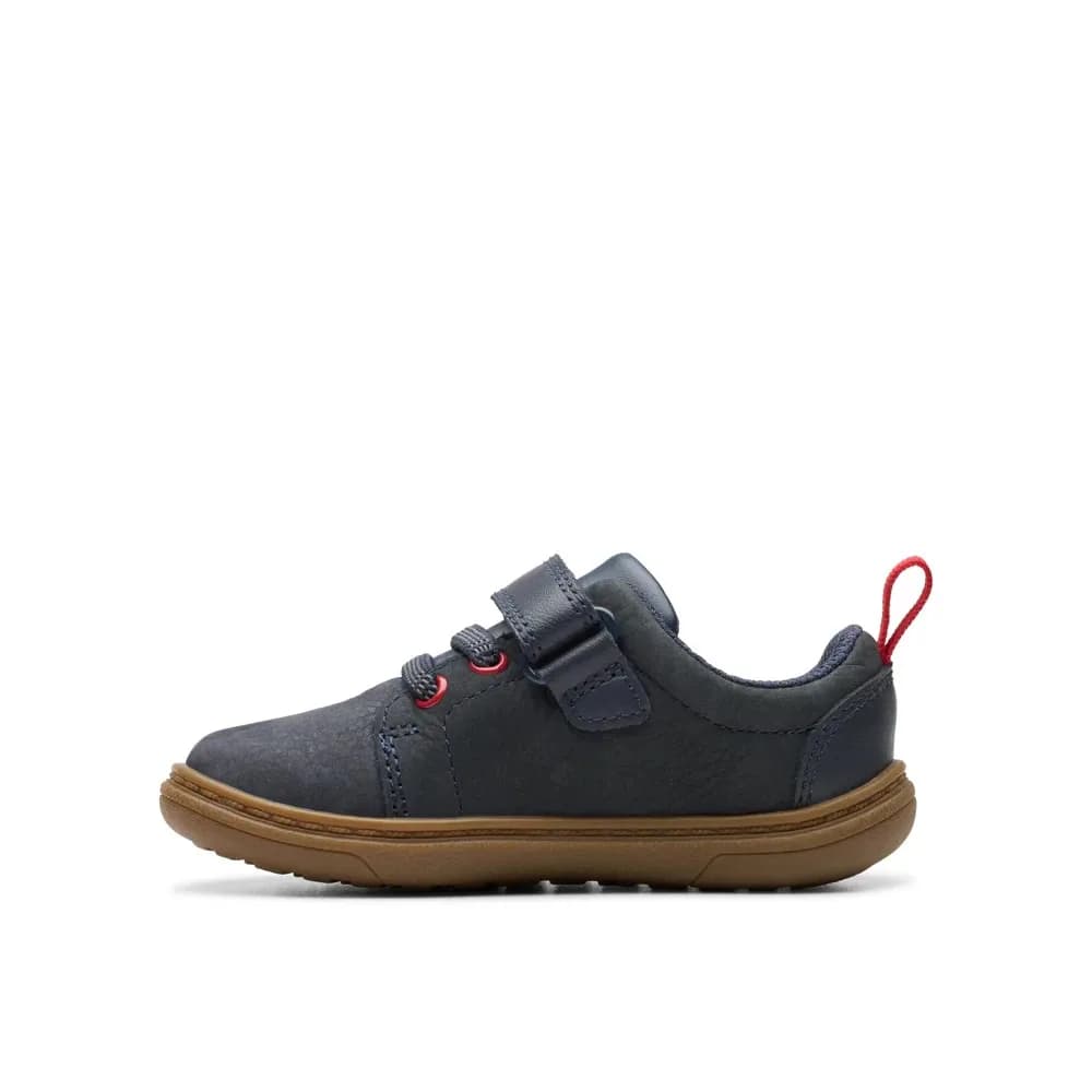 Clarks Flash Brill Navy Baby First Shoes UK 5 F EU 21 Toddler Boys