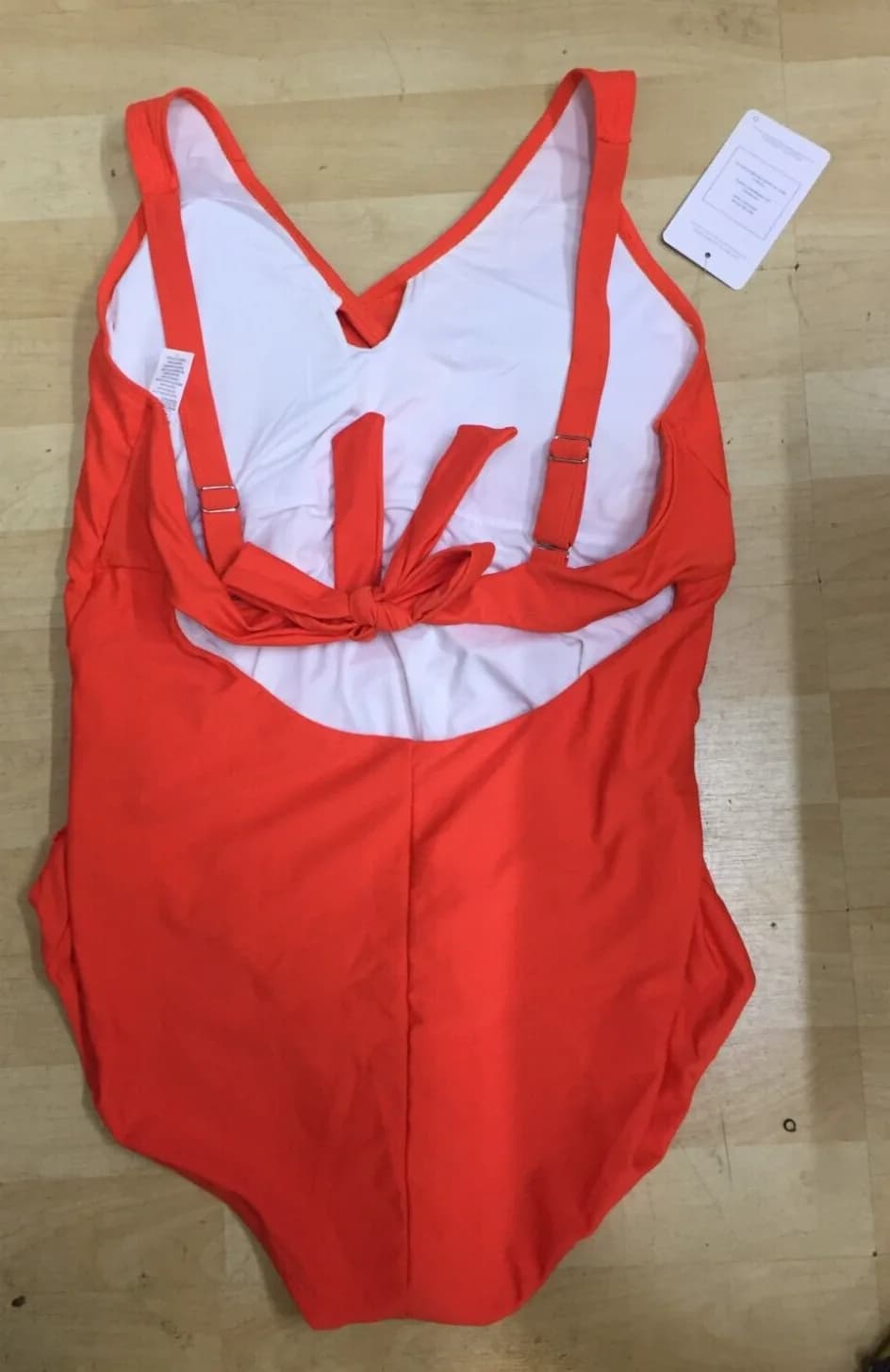 JOYSPELS Womens Swimsuits Tummy Control V Neck One Piece Bathing Suit XXL