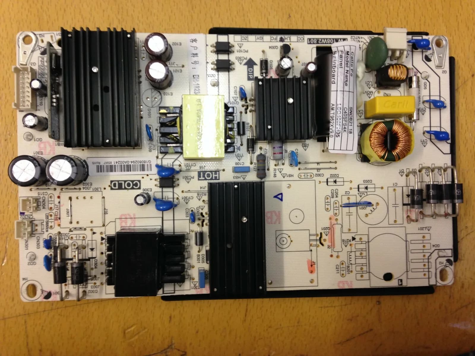FERGUSON F40SFS4K 40" TV POWER PSU BOARD