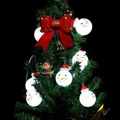 LED Snowman String Starry Light for Gardens Home Wedding Christmas Xmas Tree