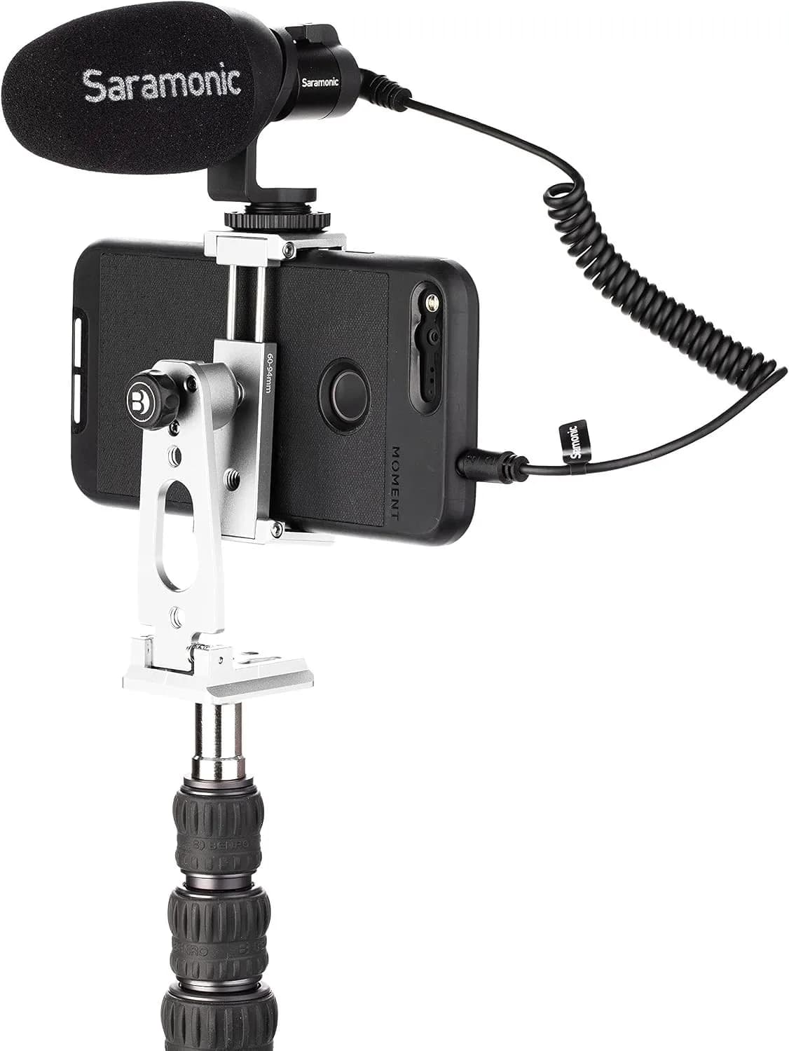 Benro MeVIDEO Sidekick Pocket Silver Smartphone Adapter Foldable Tripod Mount