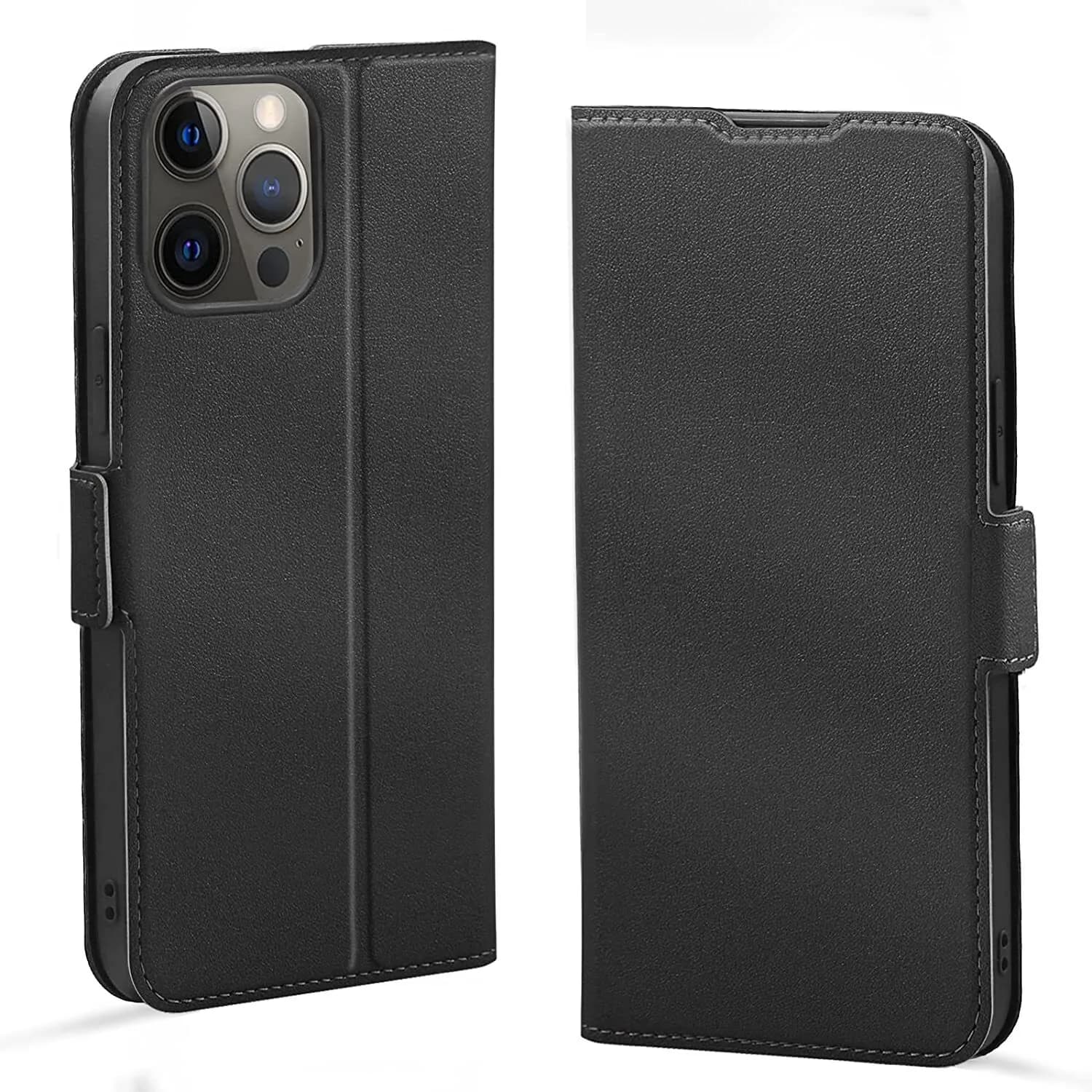 New iPhone 12 Pro Max Phone Case Wallet Flip Book Case Card Holder Kickstand