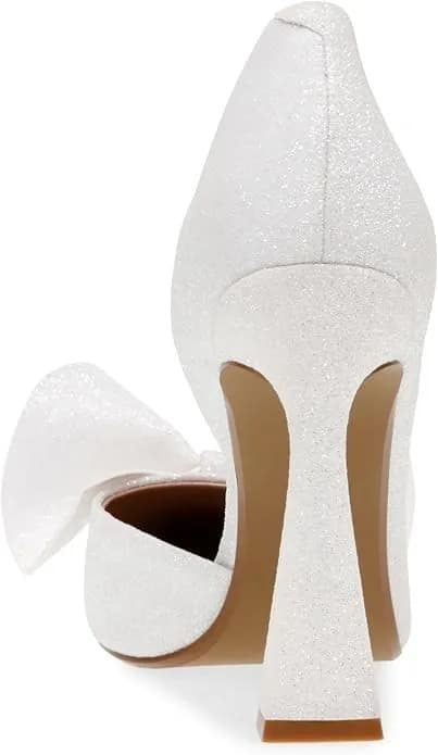 Betsey Johnson Women's Nobble Pumps Heels ivory uk size 5
