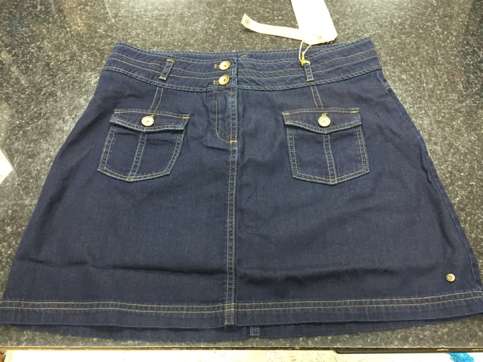 Women's bonobo Denim Jeans Shorts Dark Blue Eu size 40 uk 12 brand new rrp £99