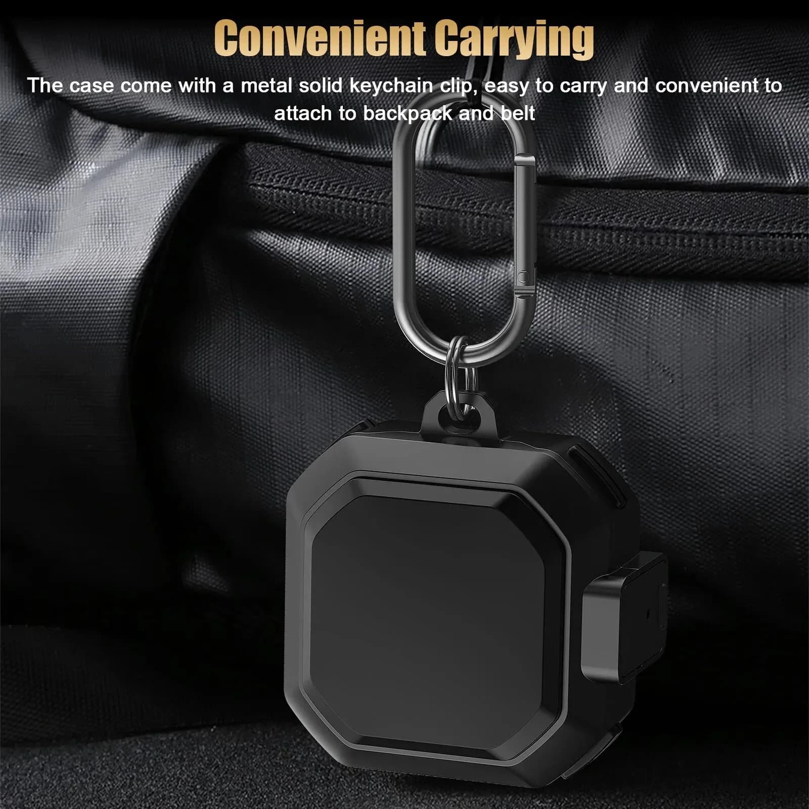 PRO ARMOR CASE BLACK RUGGED FOR SAMSUNG GALAXY BUDS LIVE/BUDS PRO/BUDS 2 PRO2