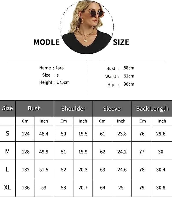 SPIEZ Merino Wool Women's v neck Sweater Cable Knit Pullover Sweater L