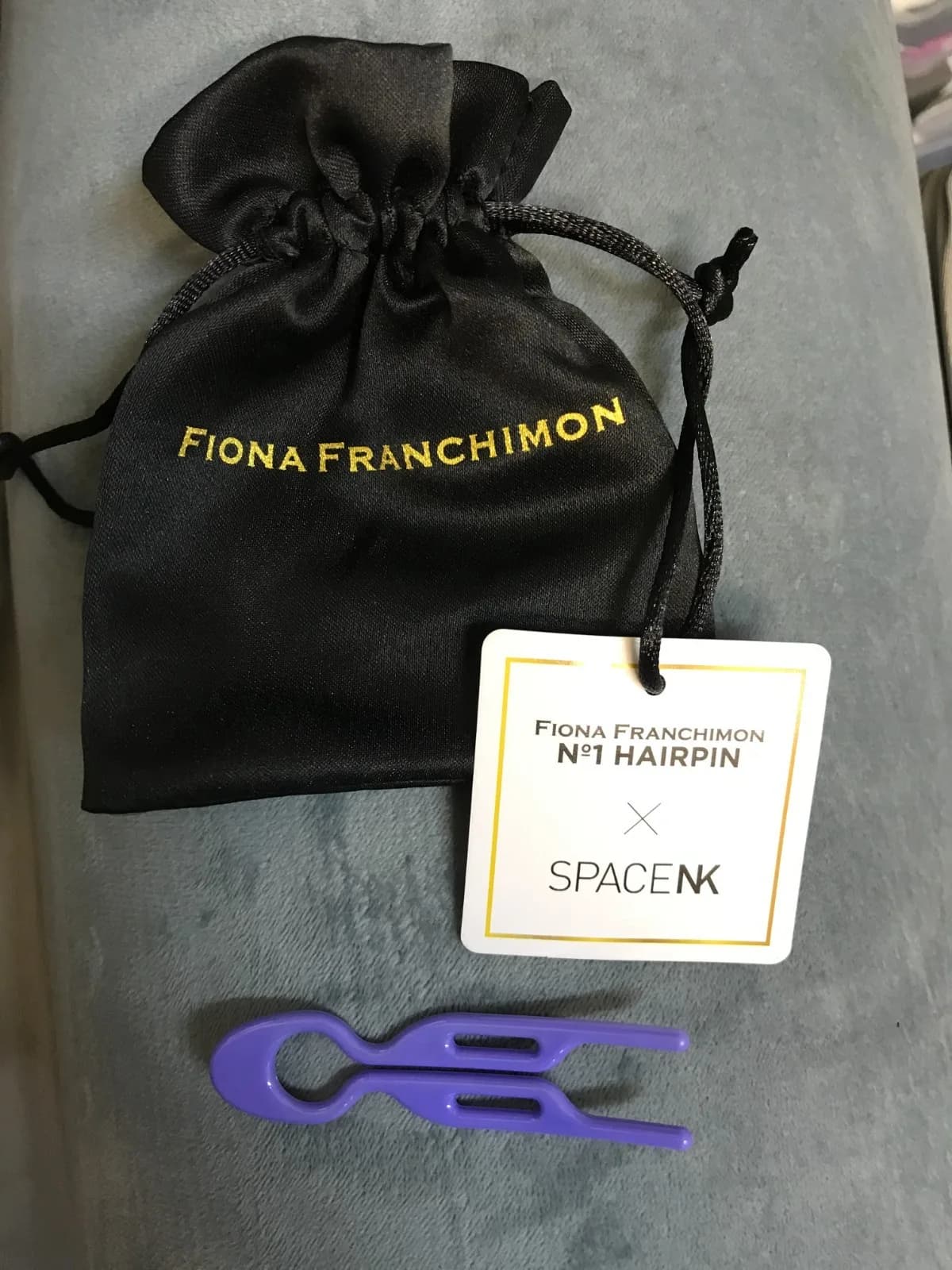 Fiona Franchimon No 1 Hairpin Purple Brand New In Pouch