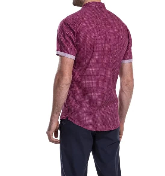 Mens Chess London Lowry Cherry Shirt James Anderson