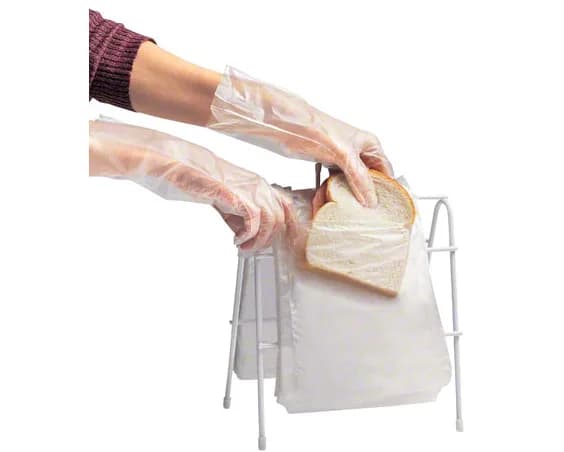 FoodHandler Sandwich Bags saddle pack 6 1/2" x 7" - Clear Box of 2000