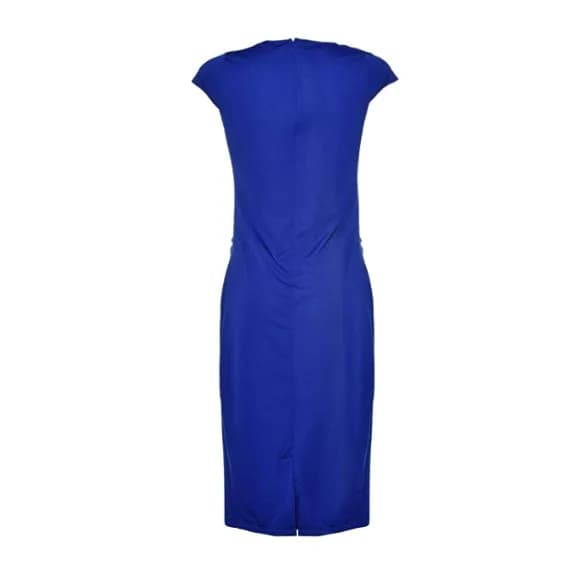 Blooming Jelly Women's Cap Sleeve Wear to Work Pencil Midi Dress Blue