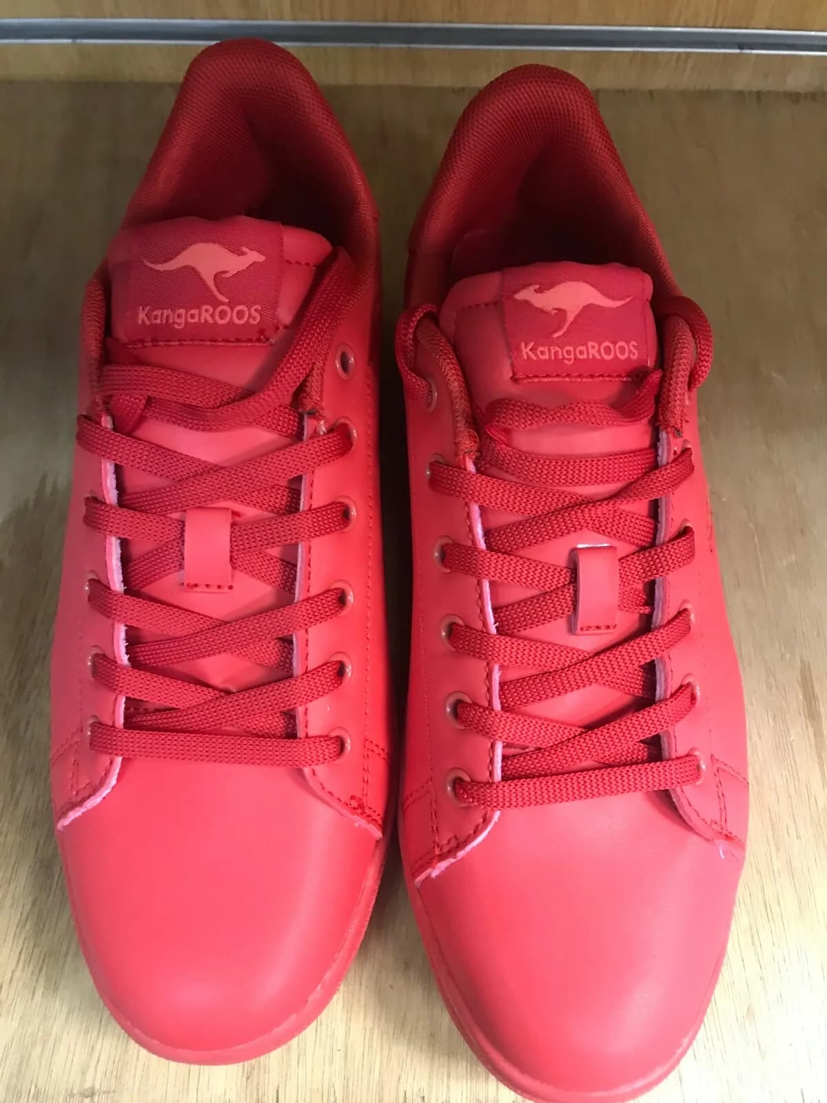 KangaROOS K-Class-x Fg, Men’s Low-Top Red Trainers Sneakers UK 6