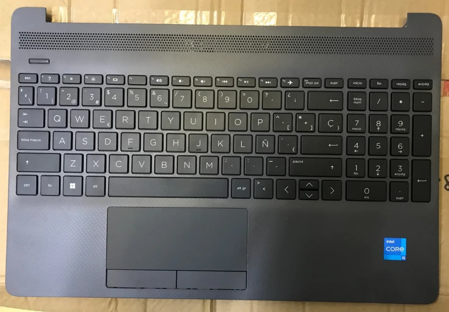 For HP 15-DW 15S-DY 15S-DU TPN-C139 250 255 G8 G9 Spanish Palmrest Case keyboard