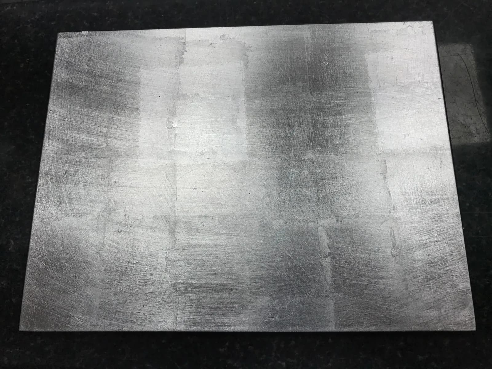 John Lewis Lacquered Placemats, Set of 6, FSC-Certified (MDF), Silver