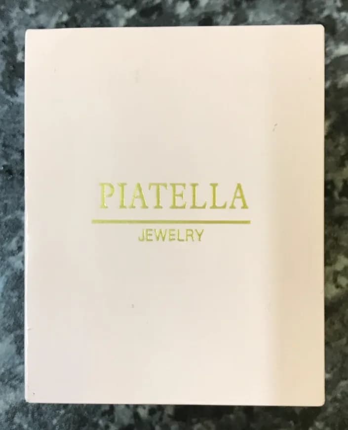 Piatella Women 18k White Gold Plated Earrings, Silver Gift Boxed