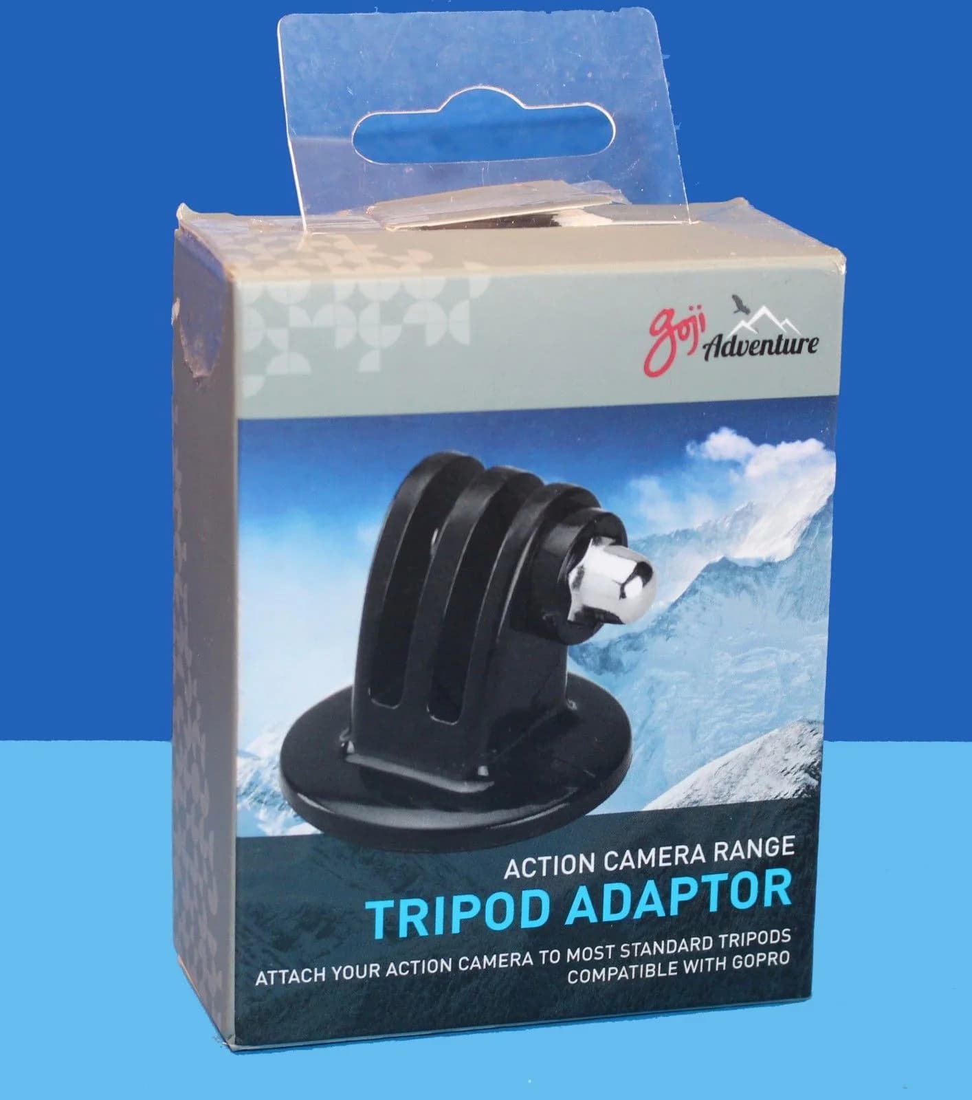 Goji ACTION CAMERA TRIPOD ADAPTER Most Standard Tripods Compatible with GoPro