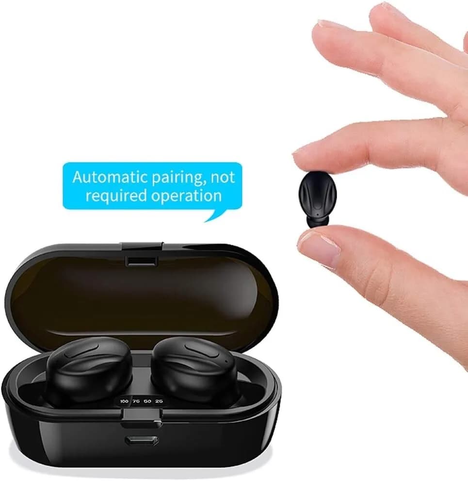 ***New*** XG-13 True Wireless Stereo Bluetooth Earphones Earbuds 5.0 Mic Black