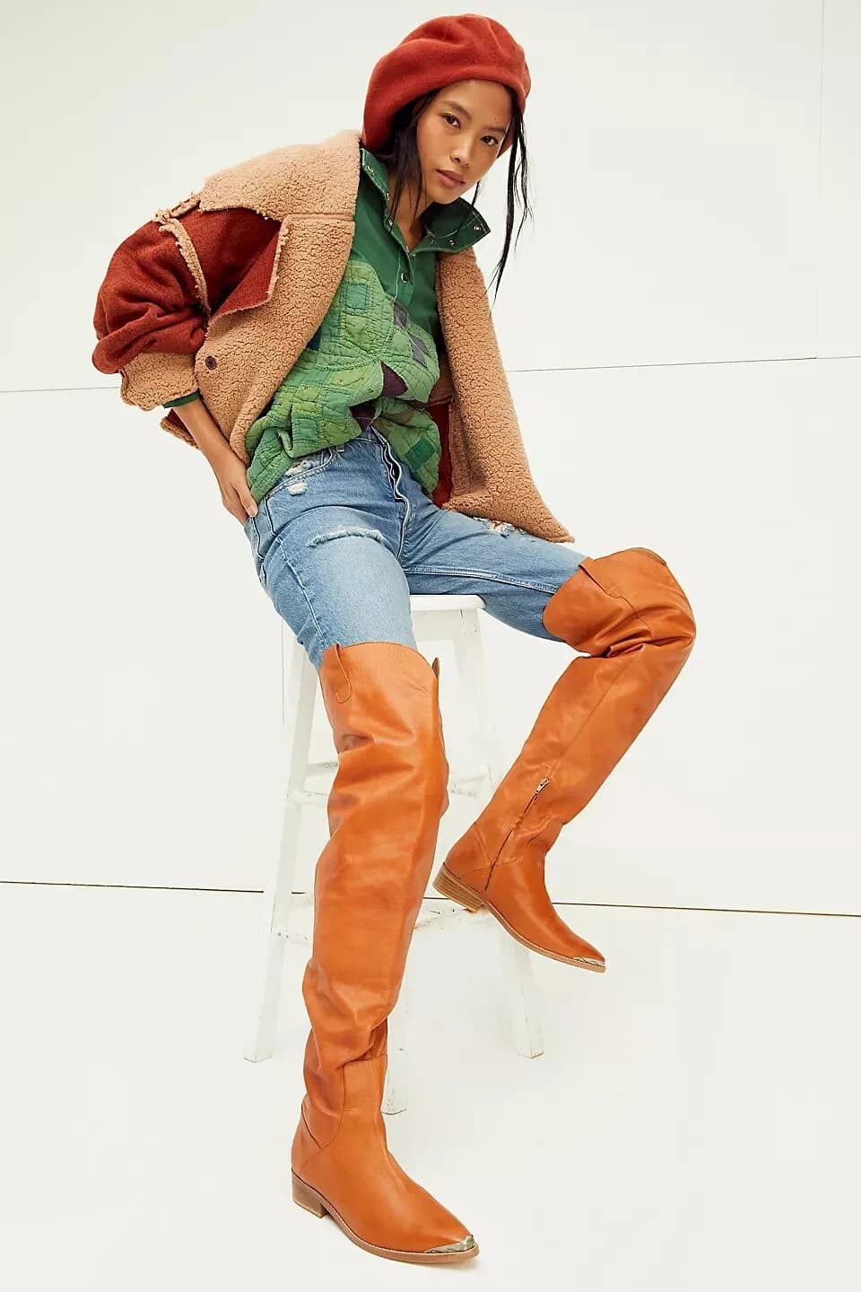 Free People Austyn Thigh High Boot eu size 36