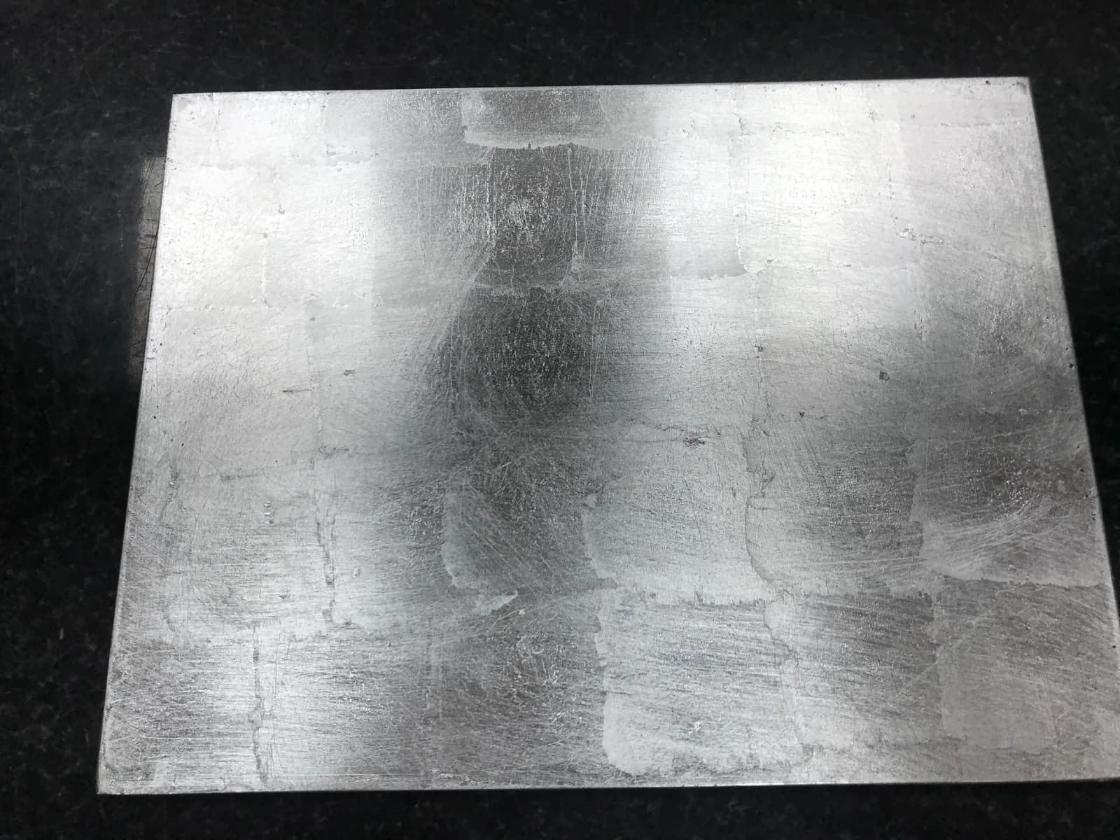 John Lewis Lacquered Placemats, Set of 6, FSC-Certified (MDF), Silver
