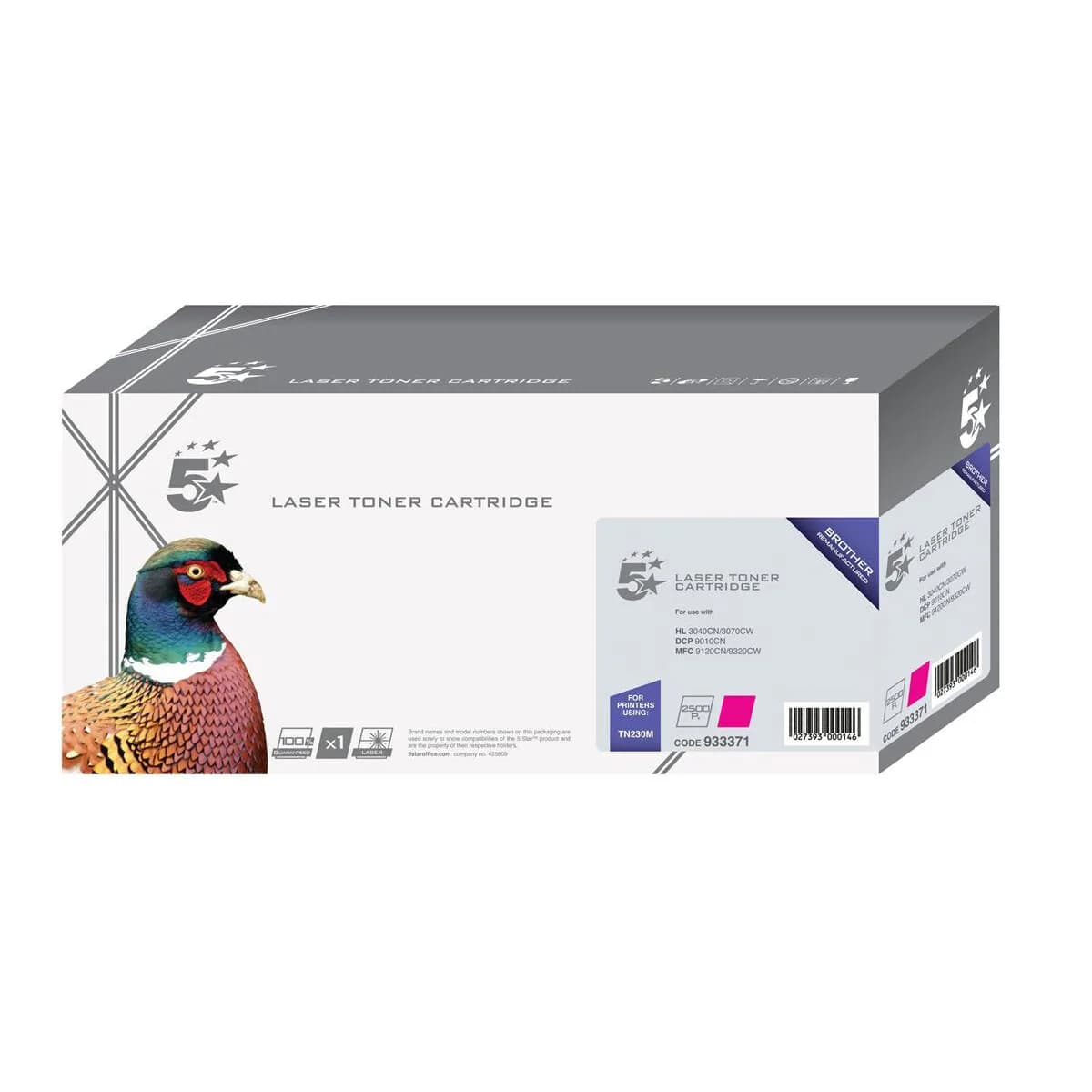 Magenta NonOEM Toner Cartridge For BROTHER 4040CN 9040CN 9440CN