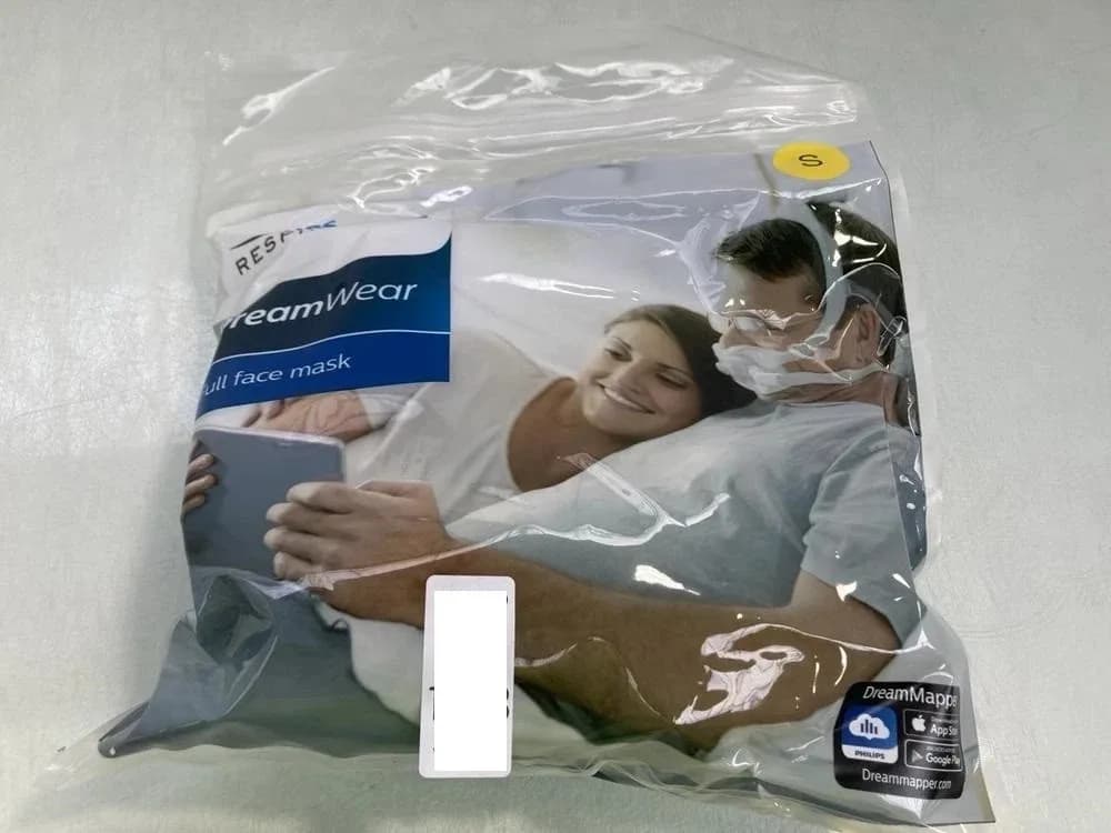 Share Philips DreamWear Full Face CPAP Size S w/Frame Sleep Apnea