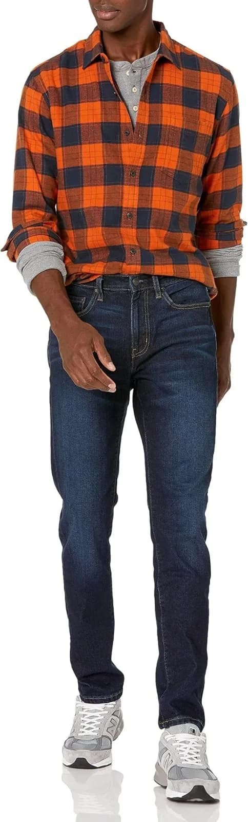 Amazon Essentials Men's Slim-Fit Jeans Indigo Wash 36 W X 32 L