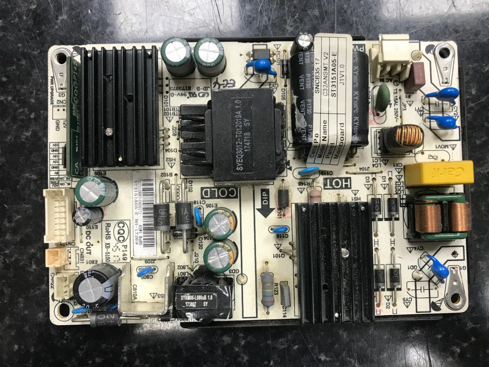 POWER PSU BOARD FOR FERGUSON F32ANSMT TV