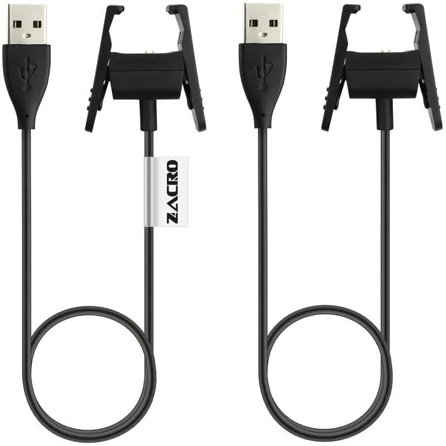 Zacro 2 PCs Charging cable for Fitbit CHARGE 2 Fitness Tracker Wristband UK
