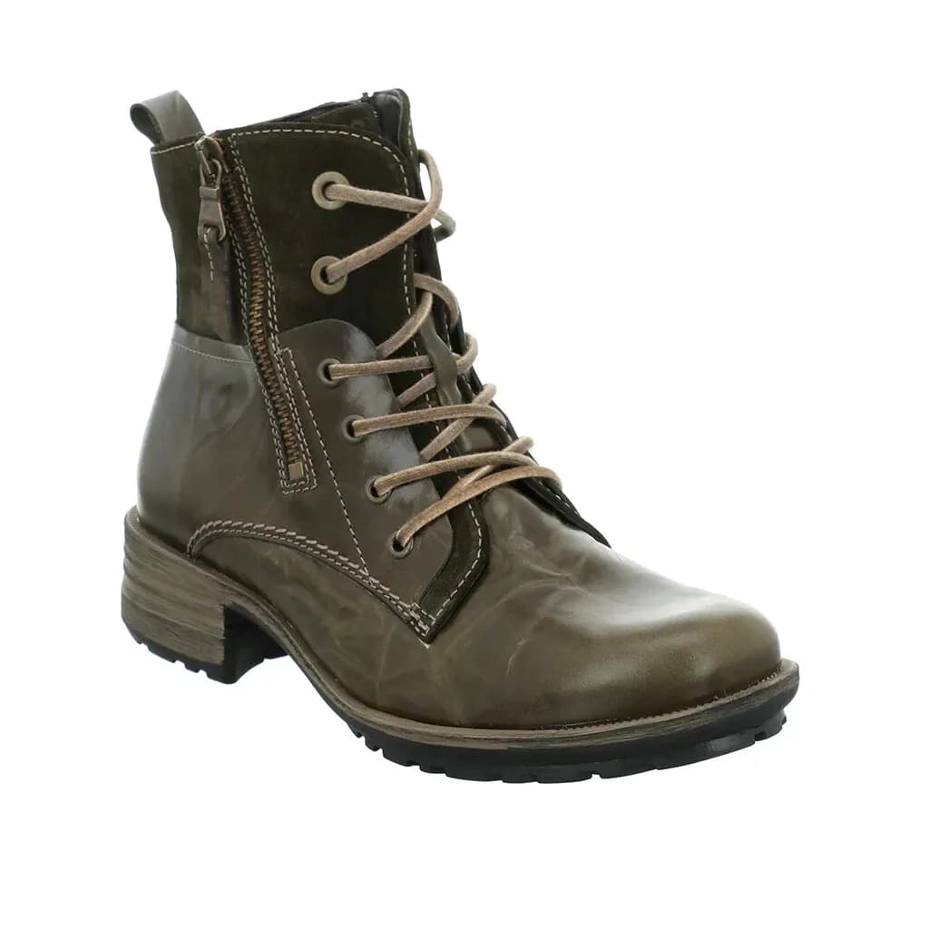 Women's Josef Seibel Sandra Bosco Green Boots UK size 4.5 New