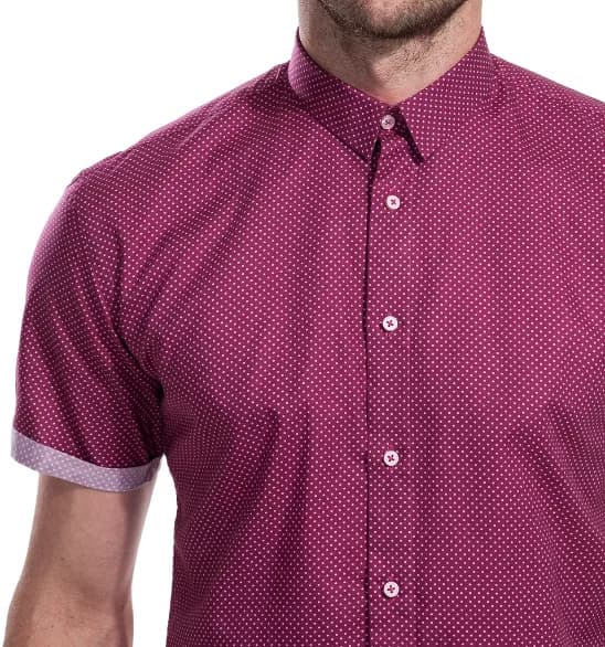 Mens Chess London Lowry Cherry Shirt James Anderson