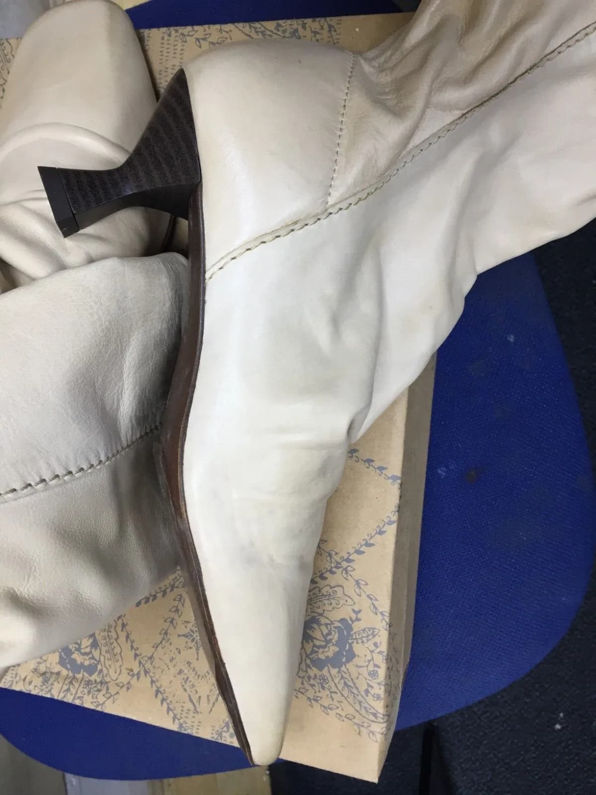 Free People Marcella Square Toe Boots EU size 37 UK 4 RRP $178.00