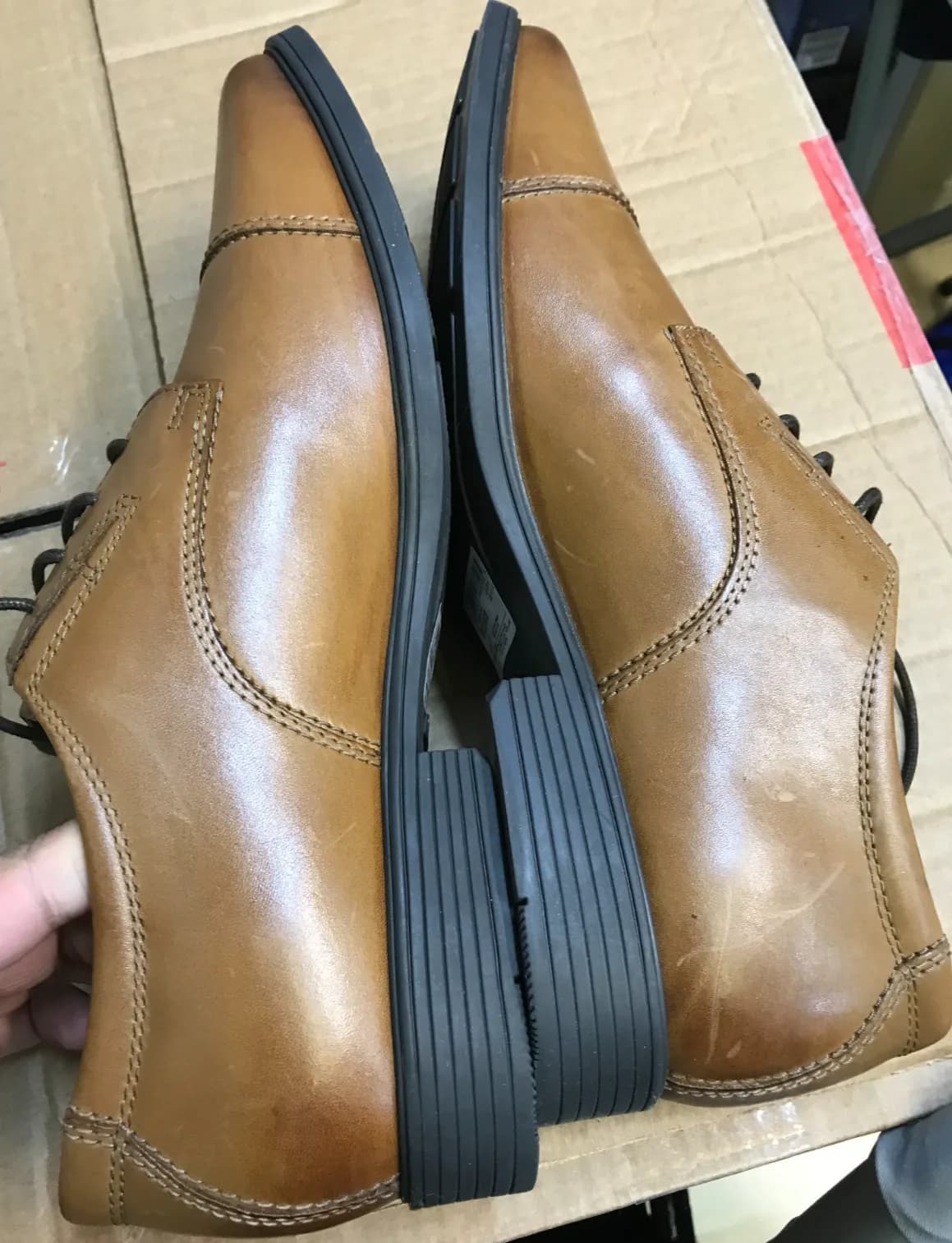 Mens Clarks Tilden Cap Formal Lace Up Shoes uk size 9