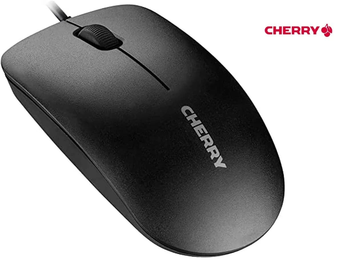 CHERRY MC 1000 USB Optical Mouse - Black For Pc Laptop DVR Other Device USB