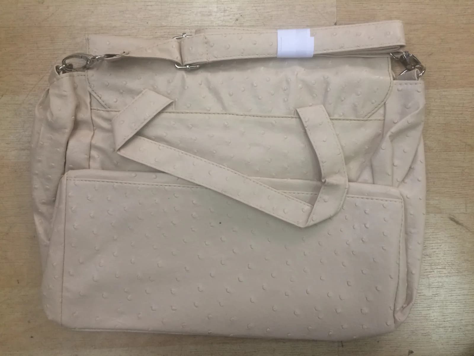 beige Ladies Leather stylish Shoulder Bag From "The Originals"