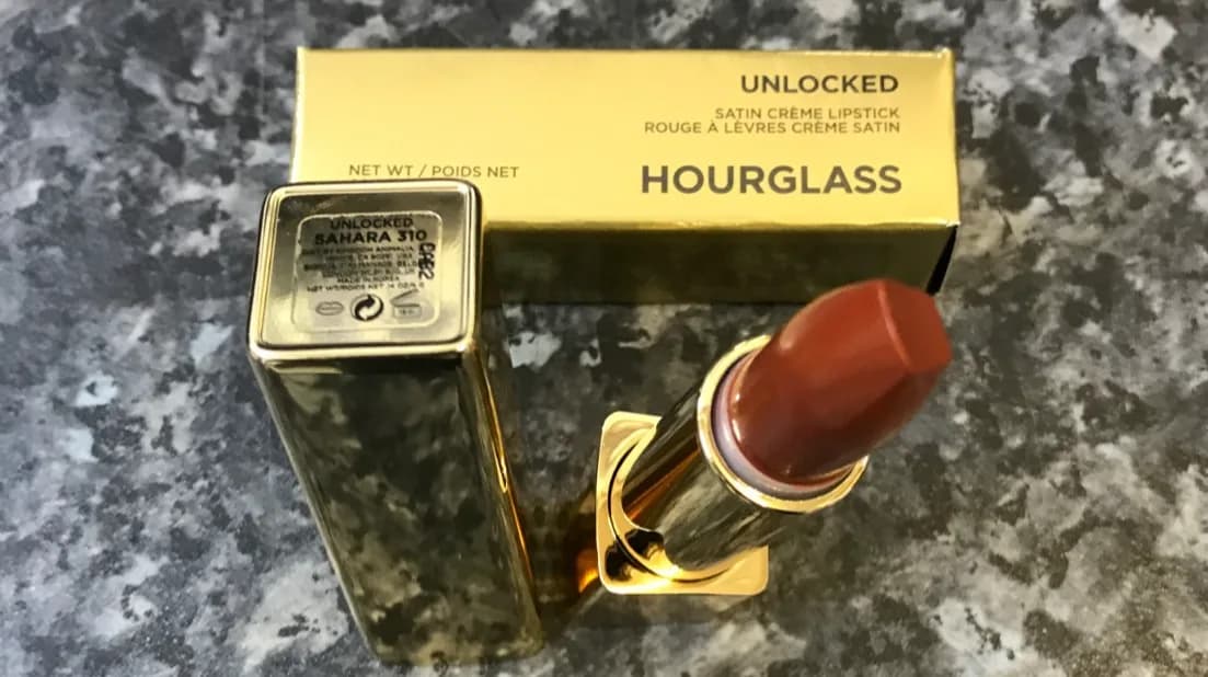 Hourglass ~ Unlocked Satin Creme Lipstick ~ #310 Sahara 4G