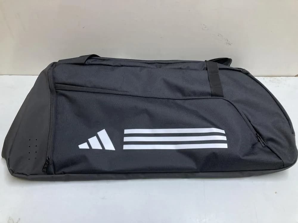 Adidas Essentials 3-Stripes Large Duffel Bag 89L Black Gym Travel Holdall Sports