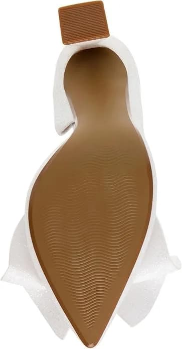 Betsey Johnson Women's Nobble Pumps Heels ivory uk size 5