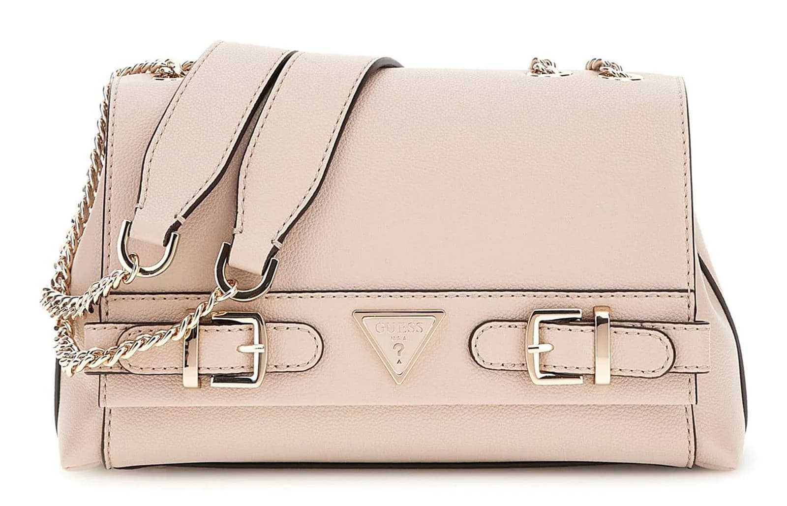 Women's Genuine GUESS Eco Ali Almond Cross-Body Bag Beige
