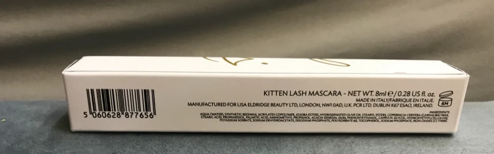 Lisa Eldridge Kitten Lash Mascara Pure Black Featherlight Volume 8ml Brand New