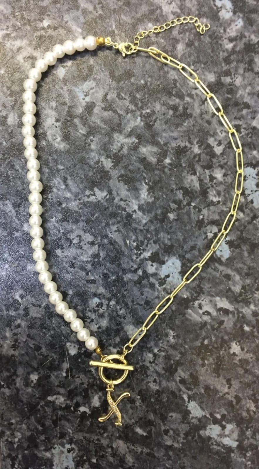 Women's Pearl Cute Beaded Pearls Tiny Charm Dainty Chain Necklace Gift Wife GF