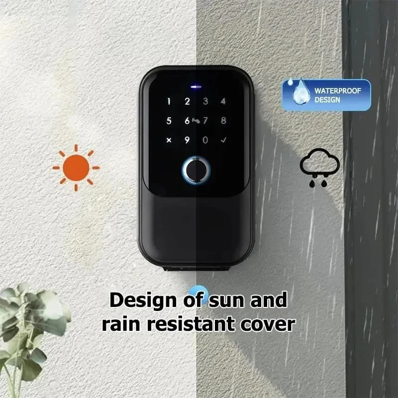 TTlock Smartkey Lock Box Wireless Electronic Key Safe with Digital Code App Cont