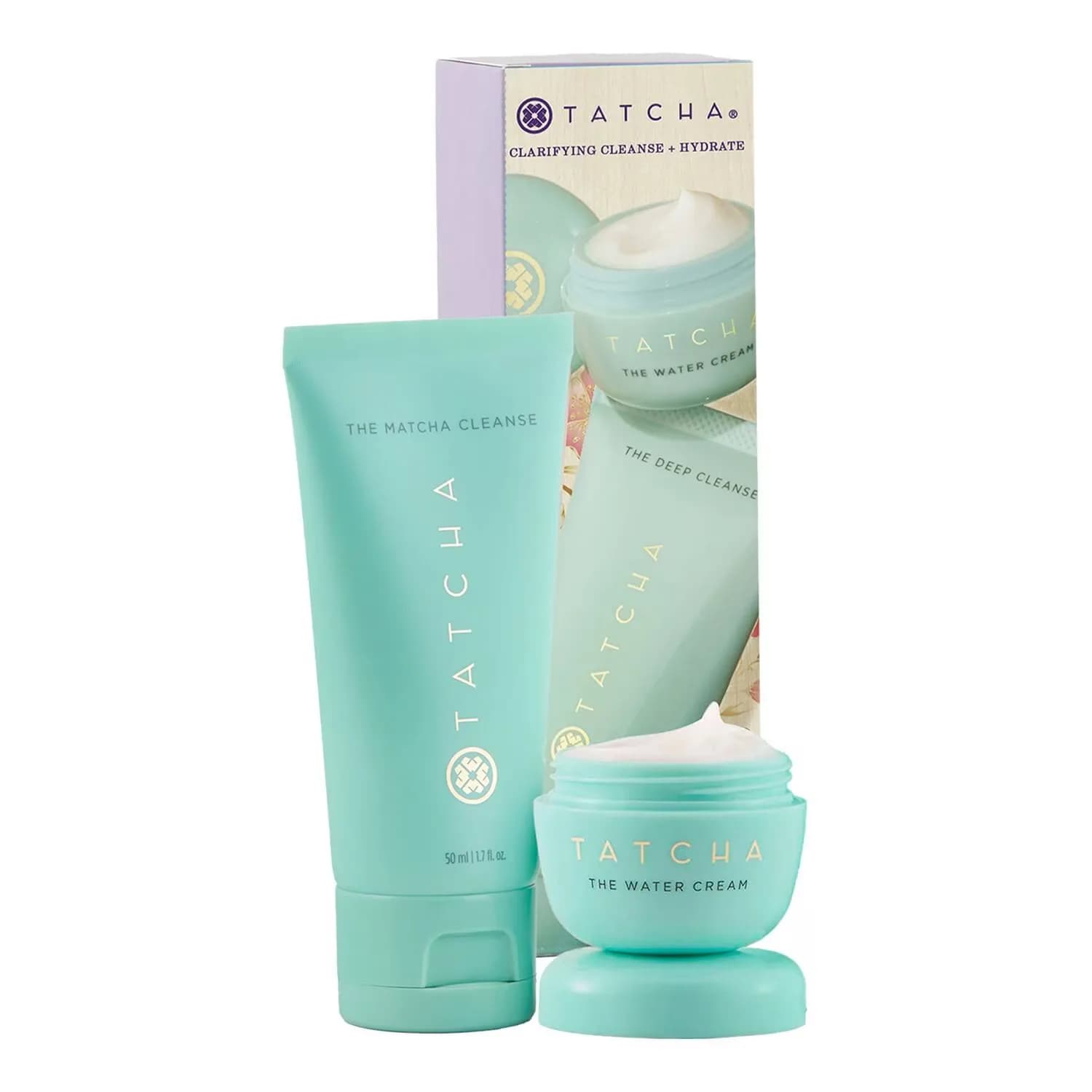 TATCHA Clarifying Cleanse & Hydrate Set Brand New