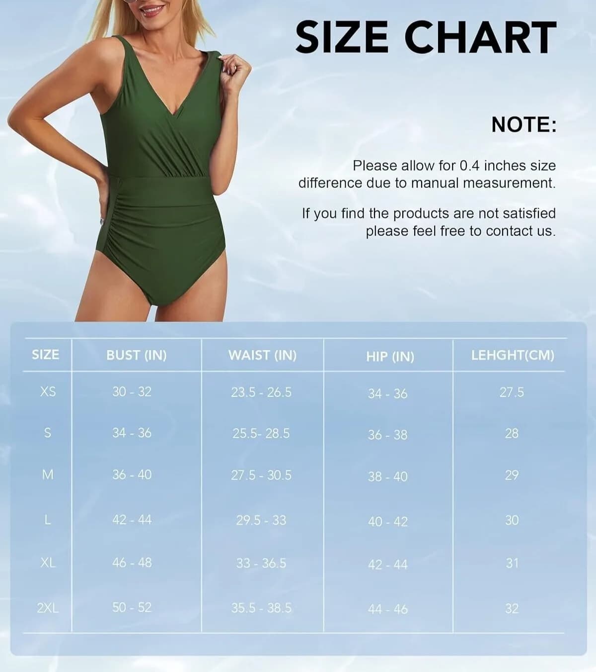 JOYSPELS Women One Piece Tummy Control Women's Swimsuit Padded Flower Print XL