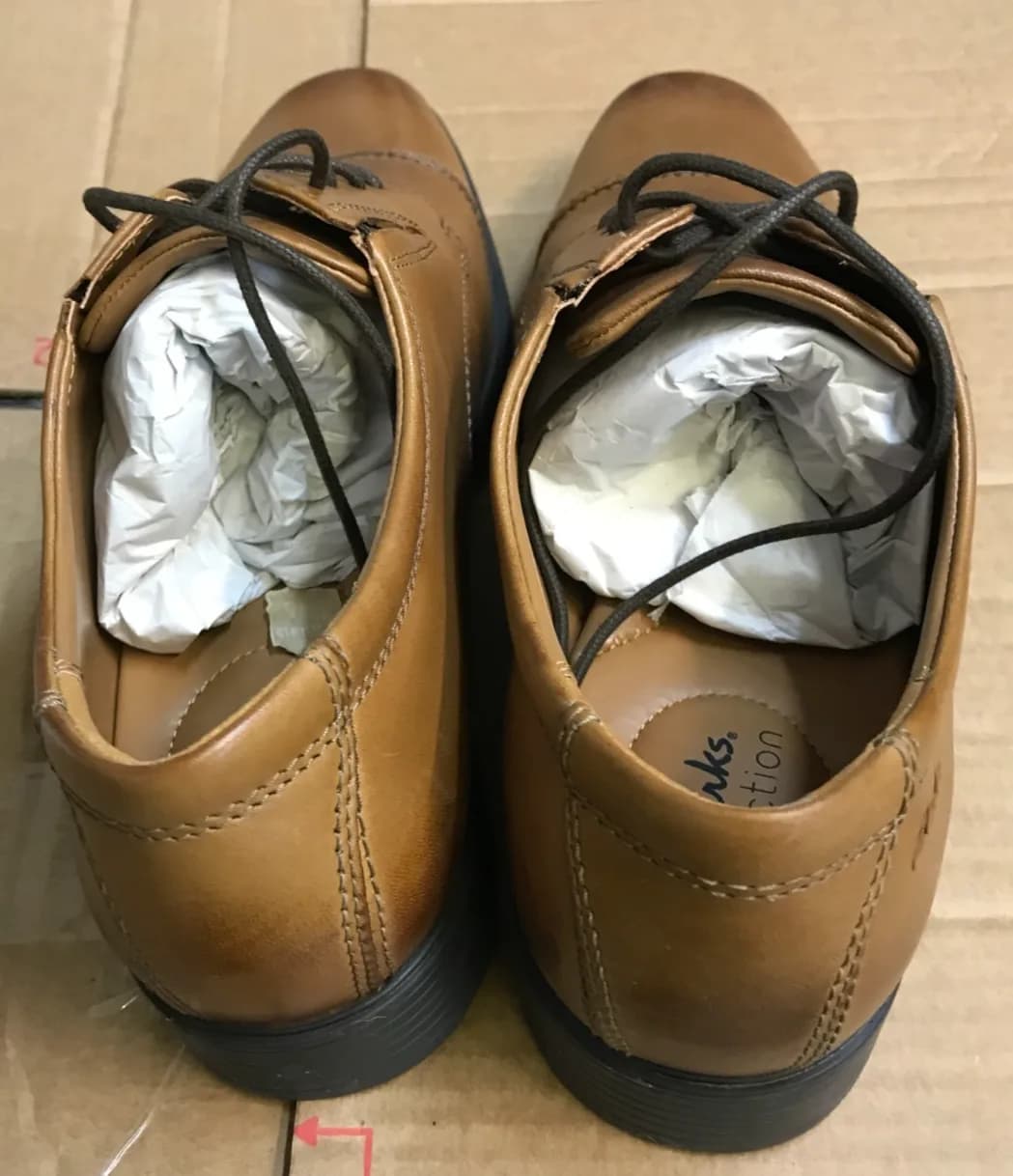 Mens Clarks Tilden Cap Formal Lace Up Shoes uk size 9