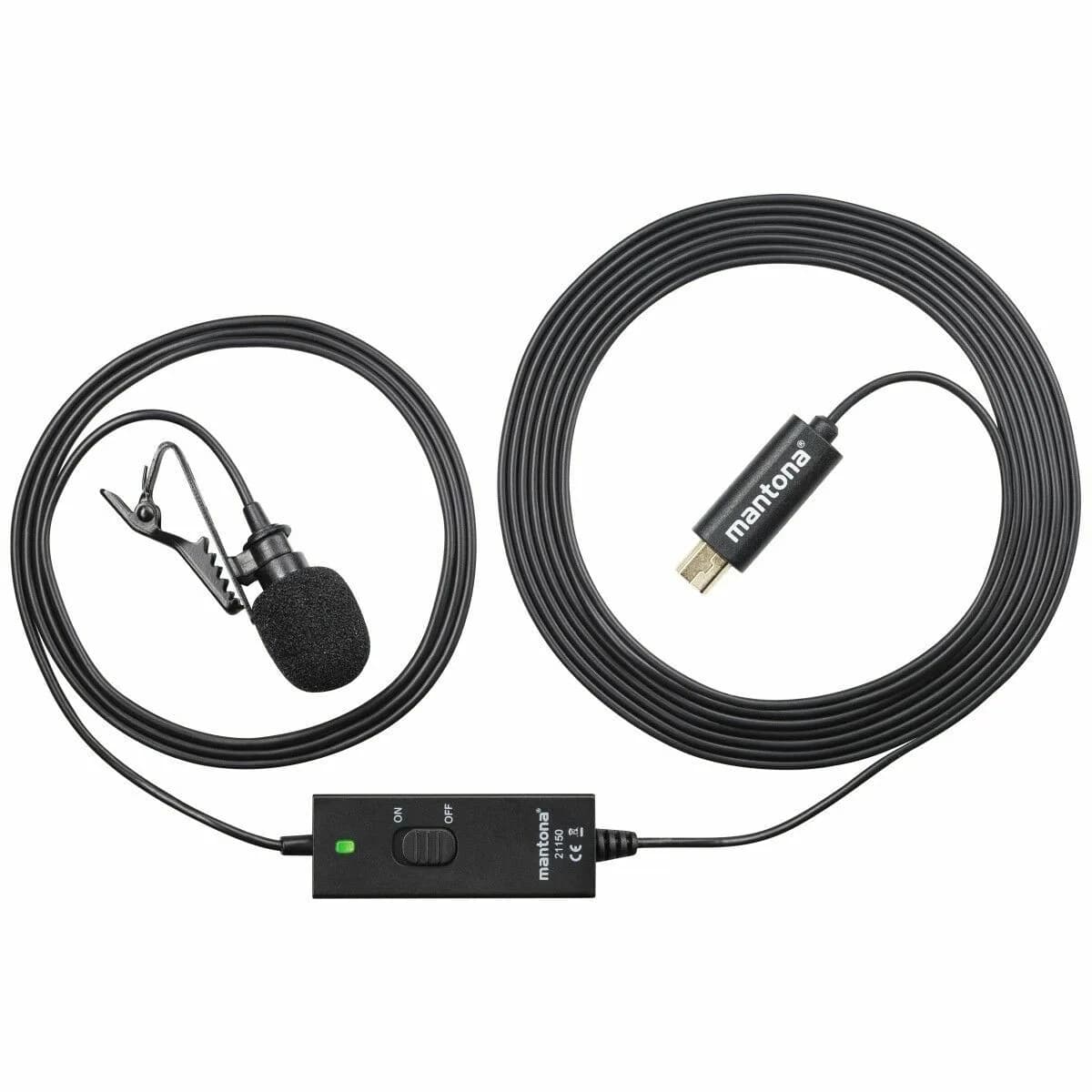Mantona Lavlier Microphone Gro Pro 3/3+ 4 Microphone Kit - Quality Audio Vlog