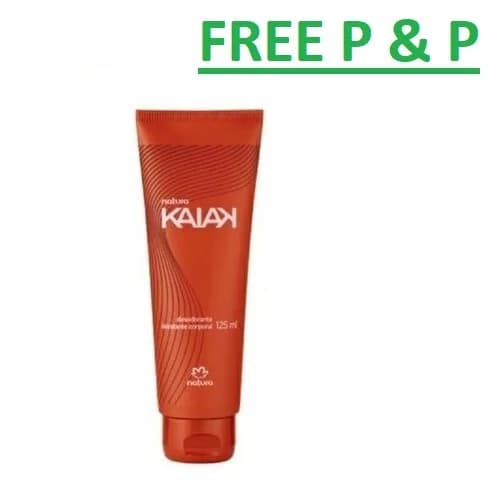 Natura Kaiak Female Body Moisturizer 125ml bergamot, mandarin and green leaves