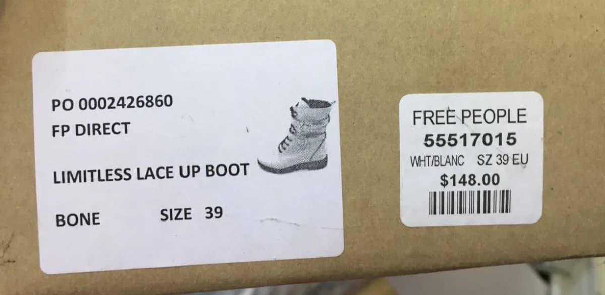 FREE PEOPLE LIMITLESS LACE UP BOOTS WHITE EU 39 UK 6