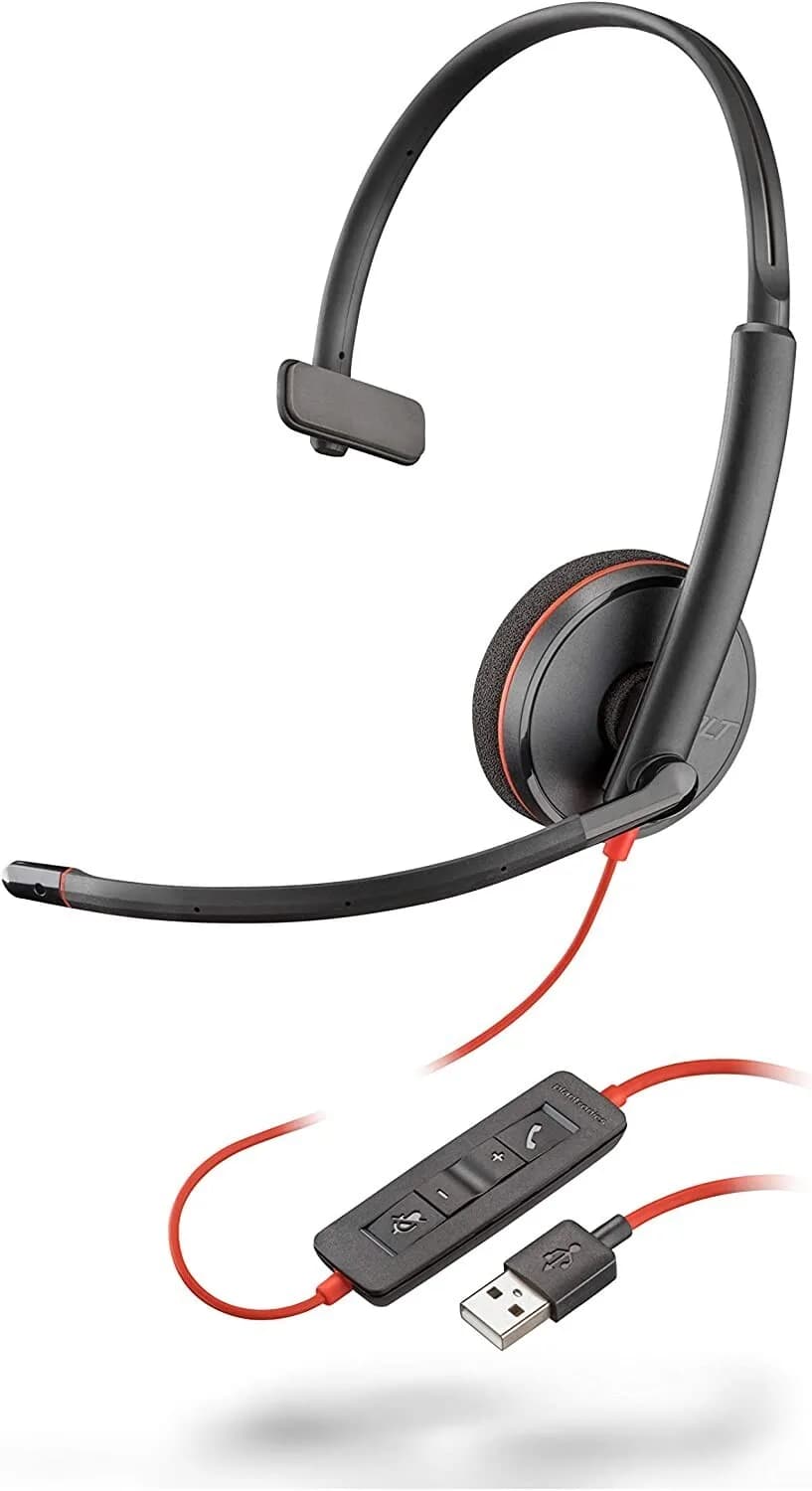Oppetec Dual Ear RJ9 IP Phone Headset Noise Cancelling Microphone for Cisco Phon