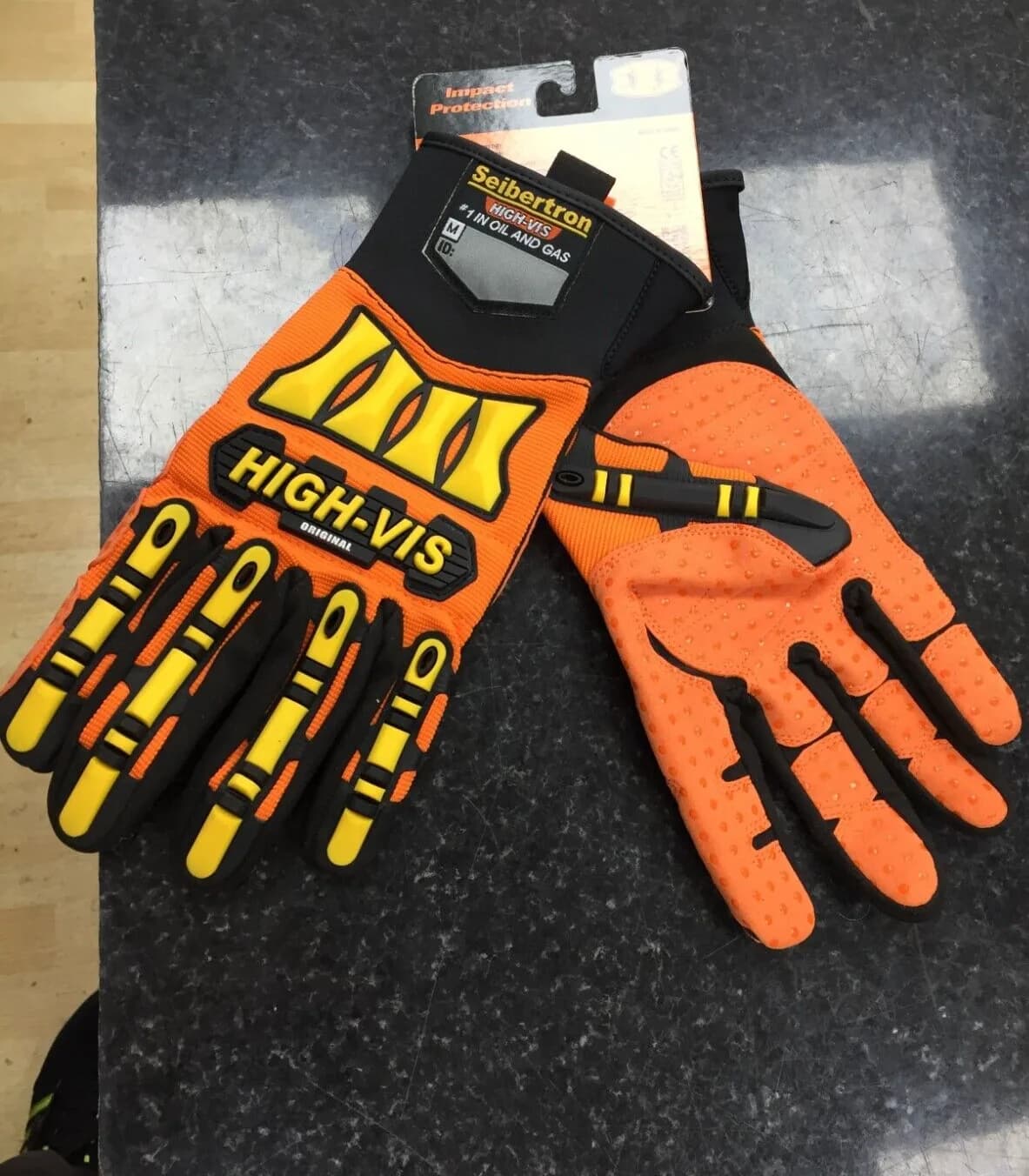 Seibertron High-Vis Resistant Reducing Anti-Impact Mechanics Heavy Duty Safety M
