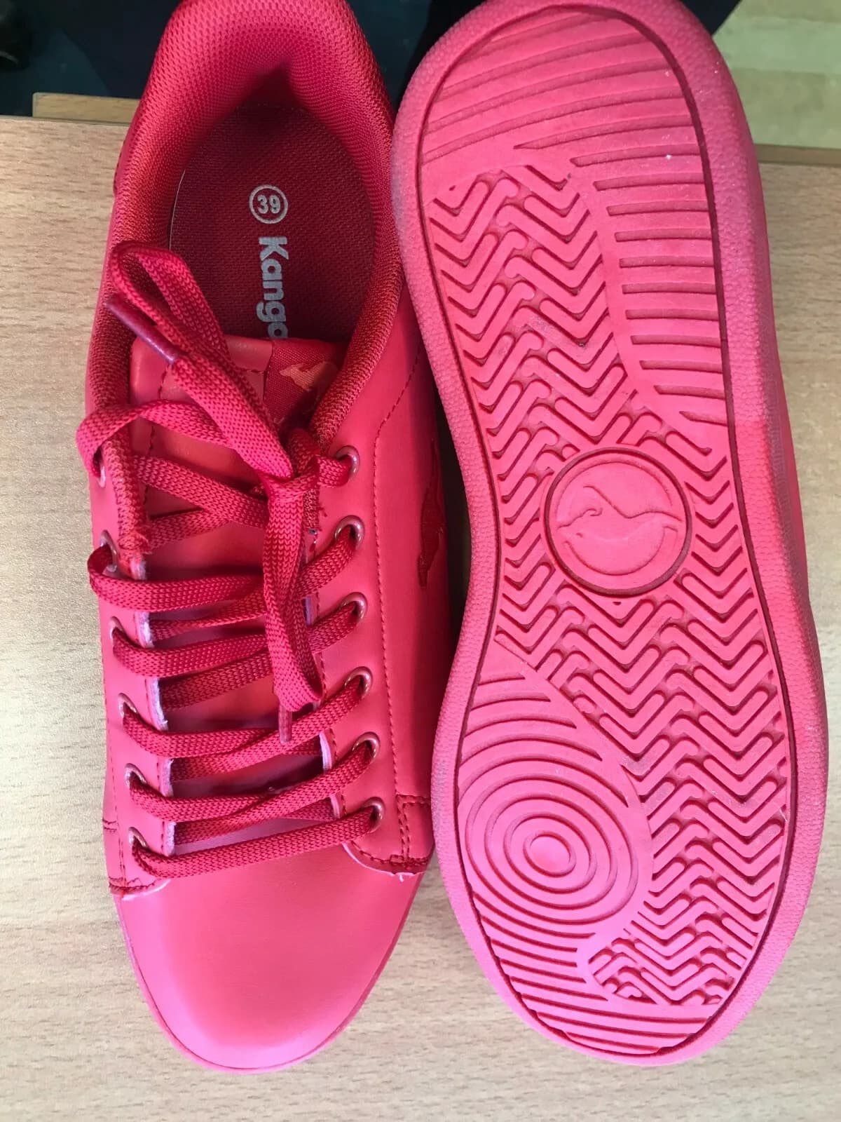 KangaROOS K-Class-x Fg, Men’s Low-Top Red Trainers Sneakers UK 6